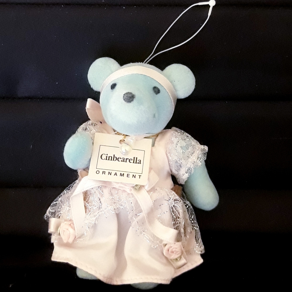 Vtg 1992 North American Bear Co Cinbearella Teddy Bear Ornament - Picture 4 of 11